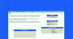 Desktop Screenshot of elzalateowners.com